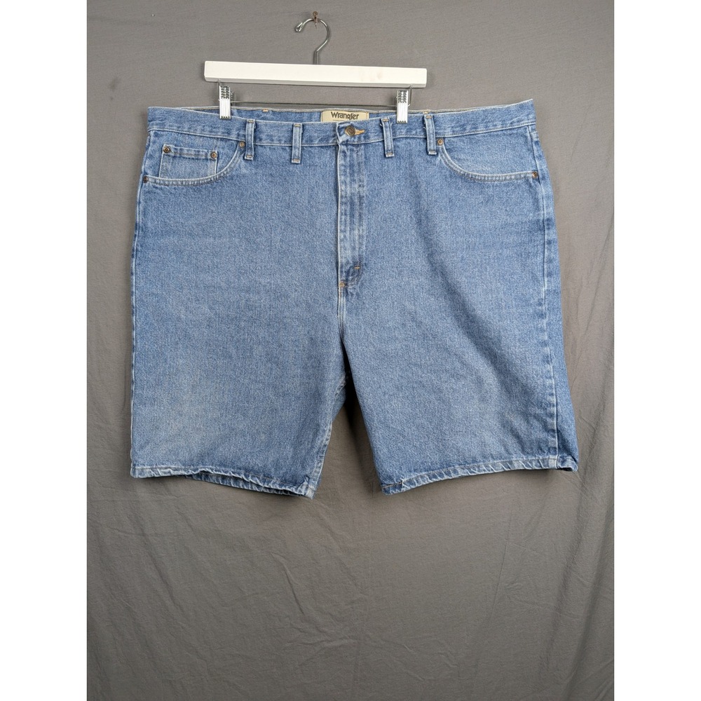 Wrangler Authentics Mens Blue Denim Shorts  Size 48 Big and Tall Cotton